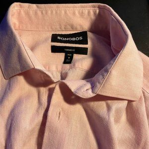 Bonobos Pink Long Sleeve Shirt